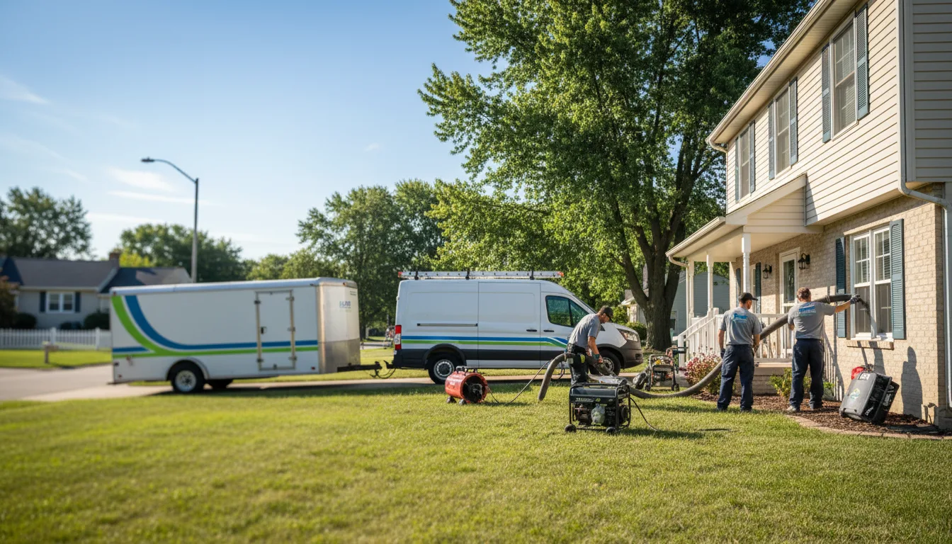 Flooded Basement Restoration And Cleanup With Repair in Maquoketa, IA near me